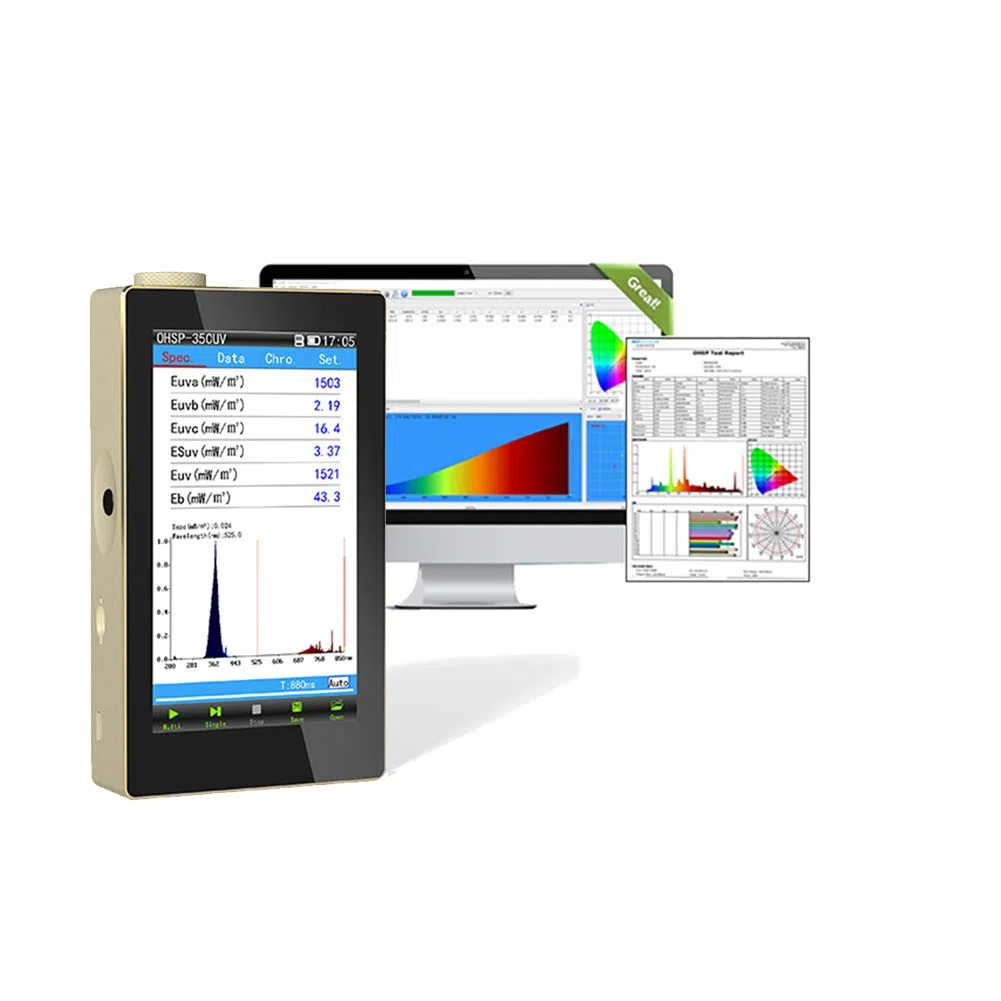 OHSP350UV 230-850nm Spectrometer UV Belichtungsmesser Lichttester