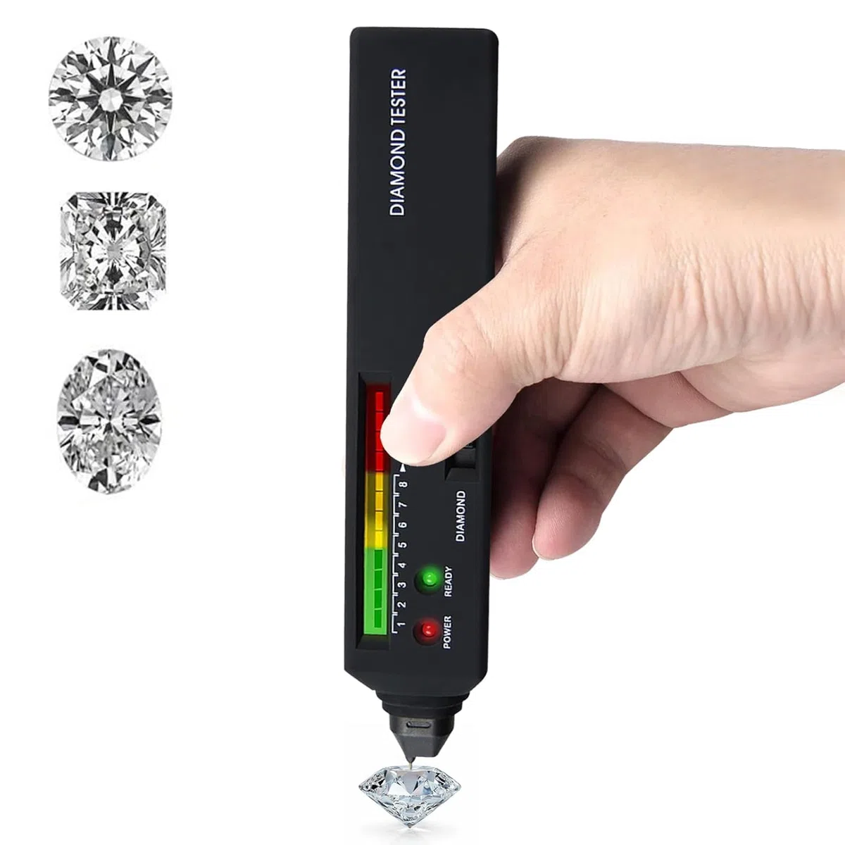 Diamant-Tester mit UV-Licht – Professioneller Diamant-Selektor für Juweliere