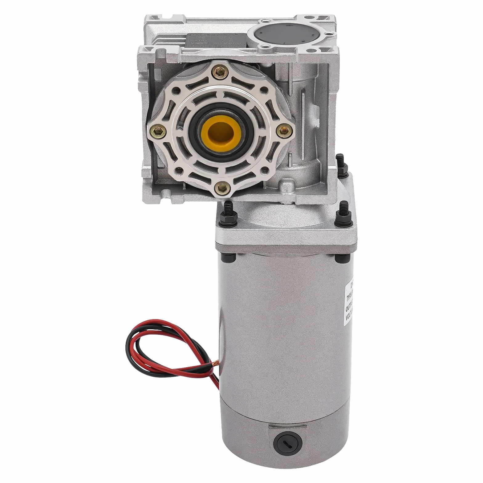 300W 7.5K Getriebemotor DC 24V Schneckengetriebemotor Worm Gear Reducer Motor