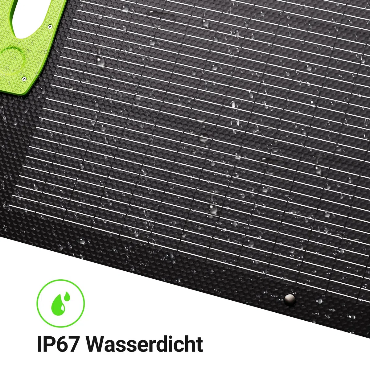 400W Solarpanel Faltbar, IP67 Wasserdicht mit Kickstand Tragbare Solarmodul, Für Camping, Wohnmobil, Tragbare Powerstation und Outdoor