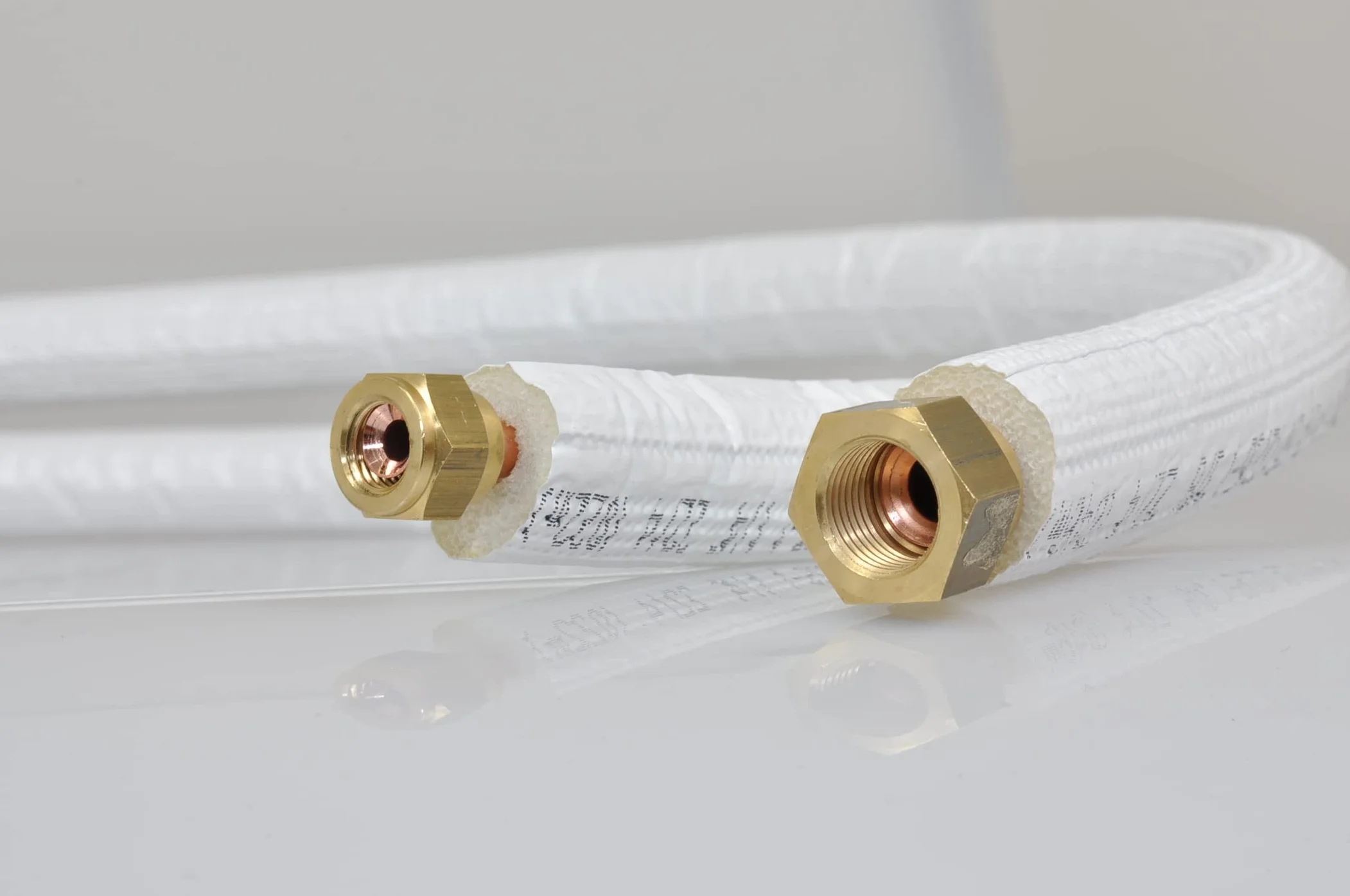 Kupferrohr Isoliert für Split-Klimaanlagen 1/4" + 3/8" Kältemittelleitung R32 R410A R407C 1m