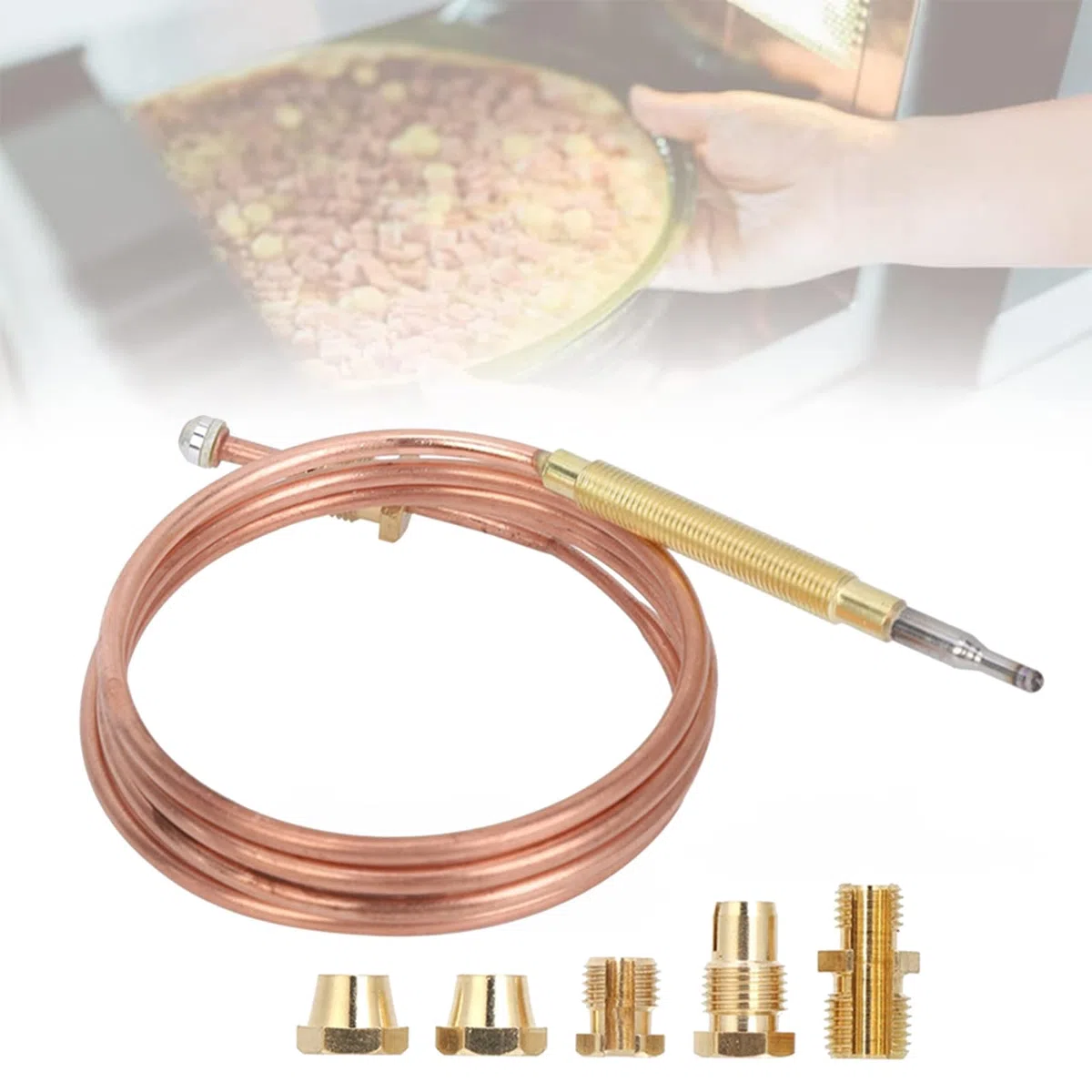 Thermoelement-Flammensensor – Isolierte Messgeräte, Präzisionseinheit, hitzebeständige Konstruktion | Industrielles Sicherheitszubehör für Kessel, F