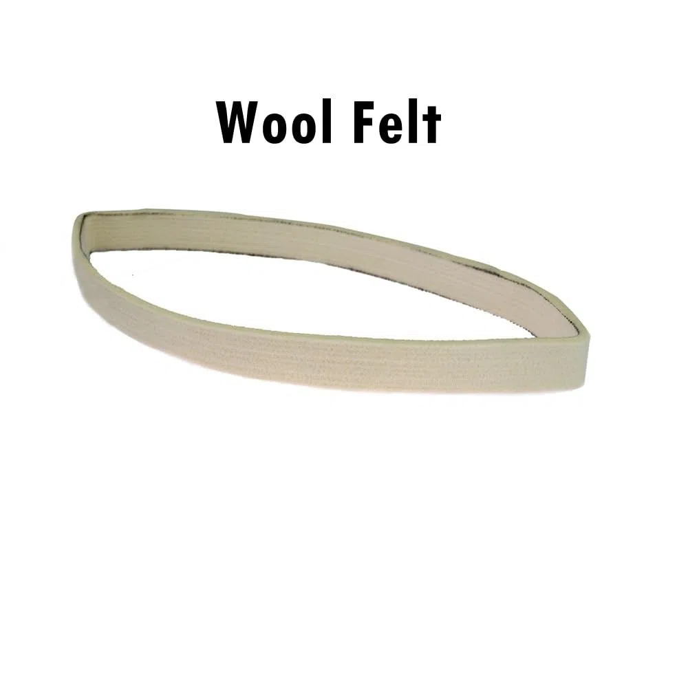 Polierband aus Wollfilz, 760 x 40 mm, Wollband for Hochglanzpolieren, 1 Stück