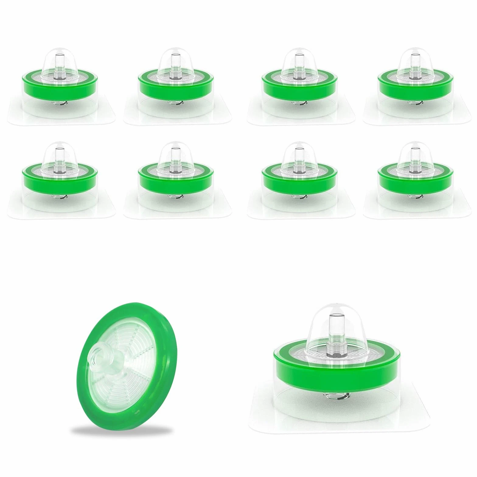 100 Stück Spritzenfilter PES, Spritzenfilter Hydrophil, Spritzenfilter 0,22μm, Labor-Spritzenfilter, Sterile, Syringe Filters, 0,22μm, 13 mm Durchmesser, Female Lure Lock+Male Lure Slip