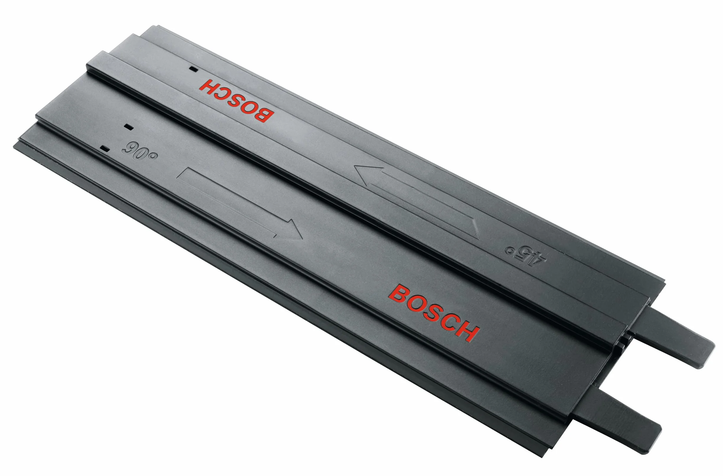 Bosch Führungsschiene Kunststoff 2x 350 mm für PKS 55A 66A 66AF Zubehör Kreissägen Schwarz