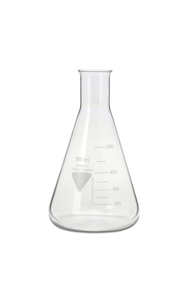 RASOTHERM Erlenmeyerkolben enghals, (Boro 3.3), 500 ml