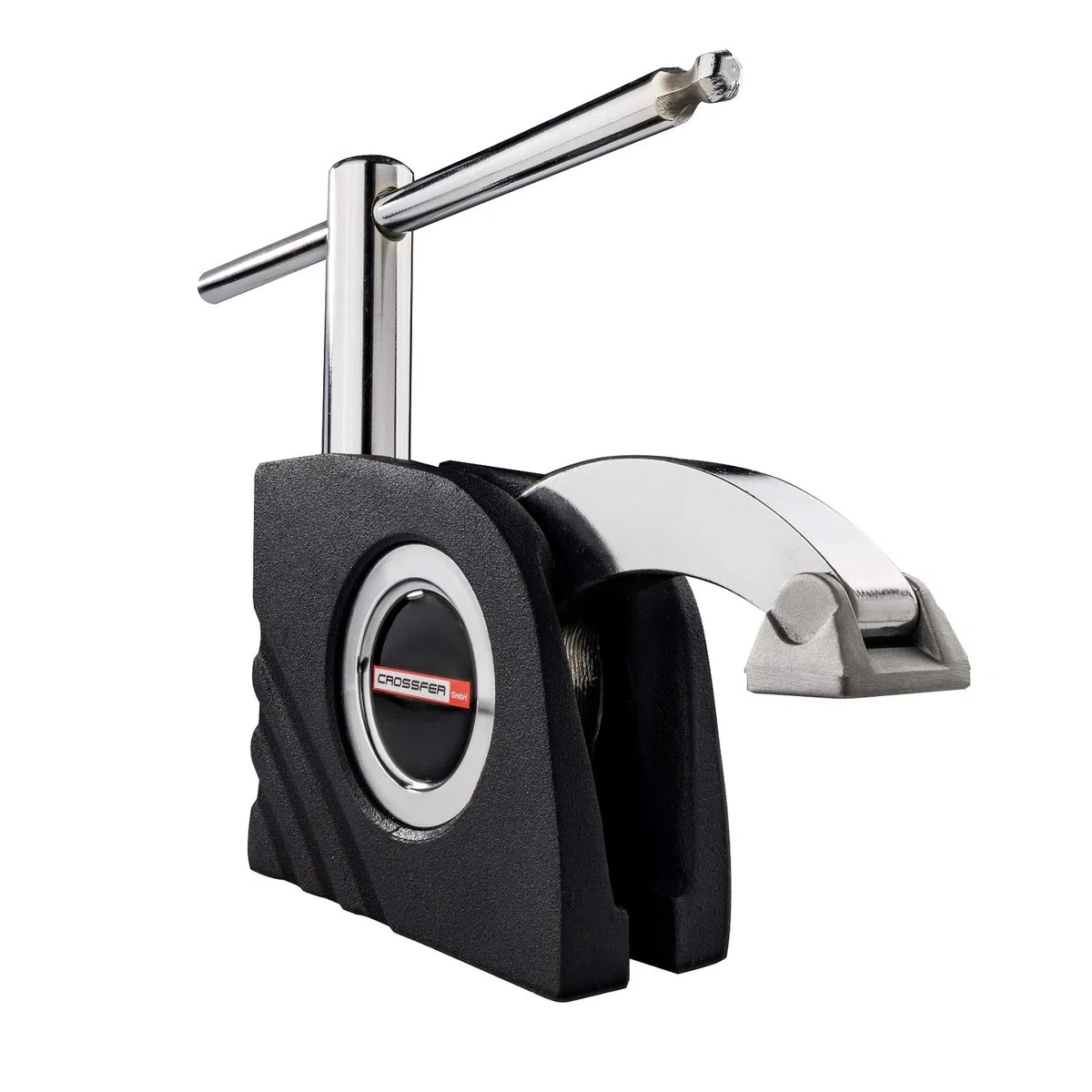 Maschinentischspanner PowerCLAMP 100 | Kompaktspanner | Spannelement | Schnellspanner | Inklusive Klemmschuhen, Schlüssel und T-Nutenstein | CROSSFER®