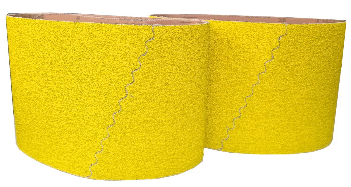 Keramik Gewebe-Schleifbänder f. Bandschleifmaschinen, Parkettschleifmaschinen 200 x 750mm Korn 60 (10 Stück)