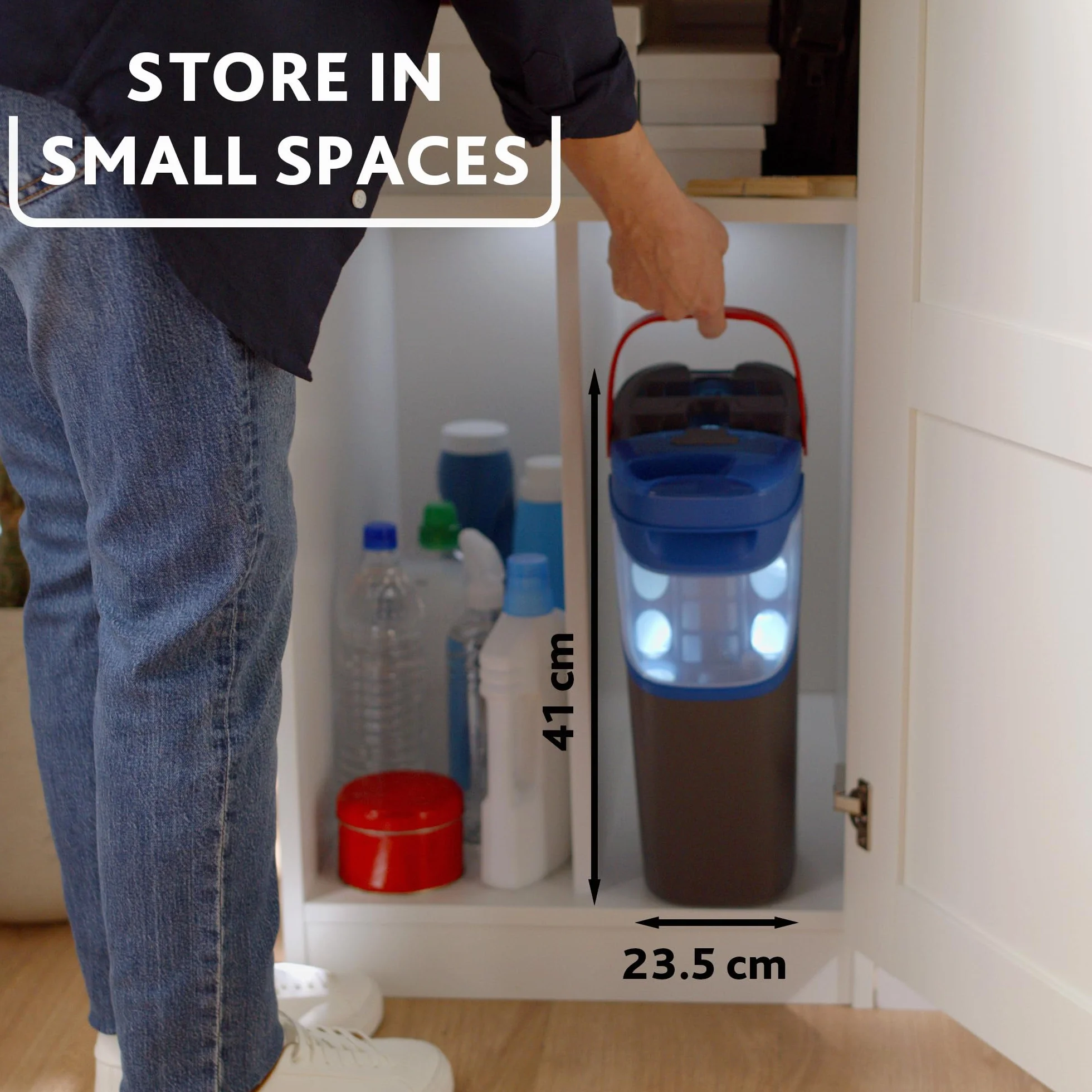 Vileda H2PrO Bodenwischer Mikrofaser Trennung Frisch- und Schmutzwasser Wassersparend Einhandbedienung Kompakt Ergonomisch