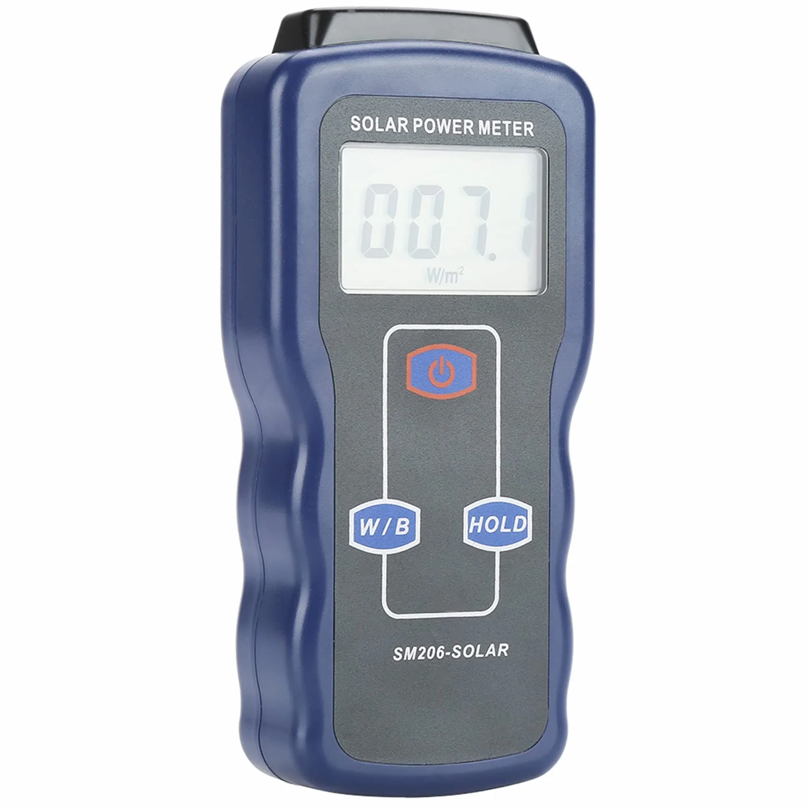 Tbest Solar Messgerät, SM206 Digital Solar Power Meter with Präzise Messung Ohne Kalibrierung for Solarenergieforschung Und Landwirtschaft Mit Zwei Einheiten W M² Btu Für