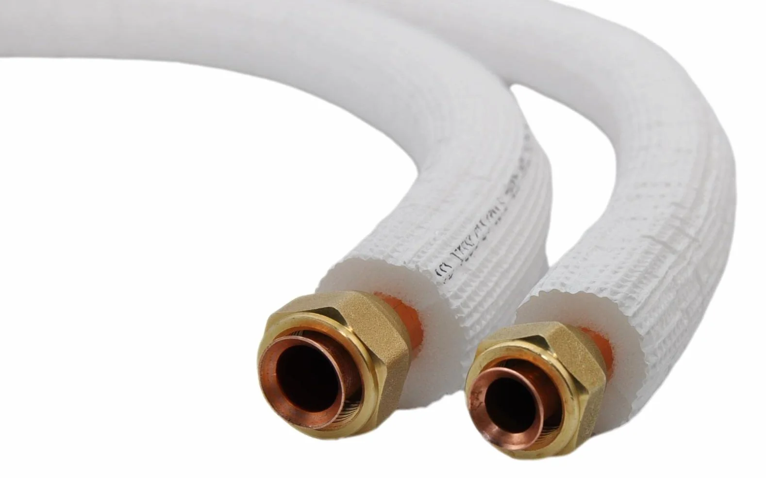 Kupferrohr Isoliert für Split-Klimaanlagen 1/4" + 3/8" Kältemittelleitung R32 R410A R407C 1m