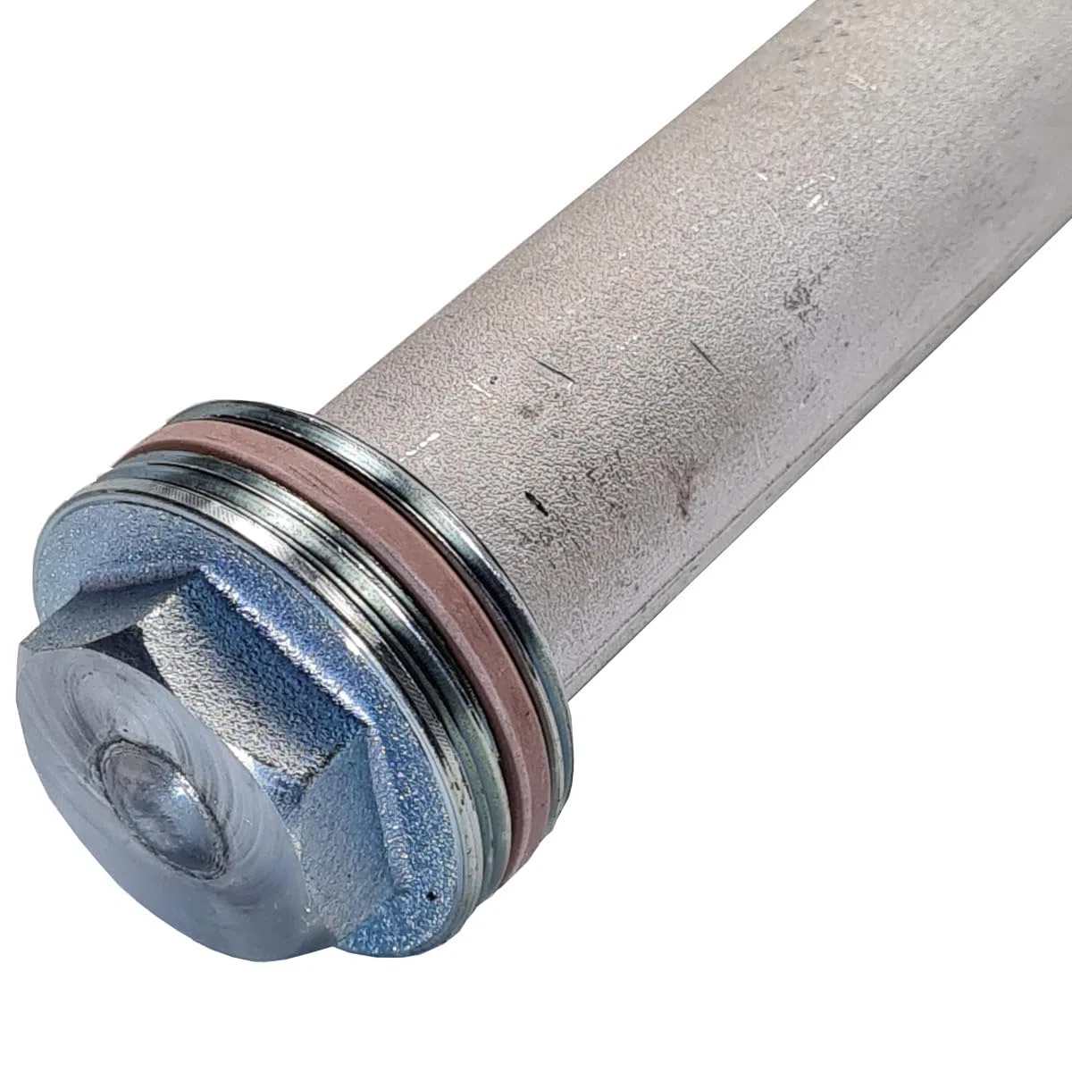 Magnesium Opferanode 33 x 700 mm 1 1/2" DN40 mit PTFE-Dichtung - Ersatzanode für Warmwasserspeicher & Boiler, Schutzanode, Anodenstab