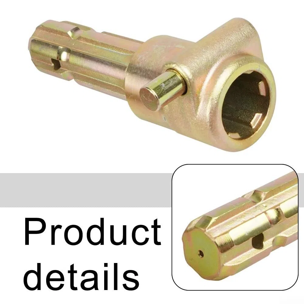 PTO Extender Female 1-3/20.3 cm 6 Adapter für Traktoren bis 70, Heavy Duty Stahl Schaftverlängerung mit 6 Zähnen, OEM Standard Ersatzteil