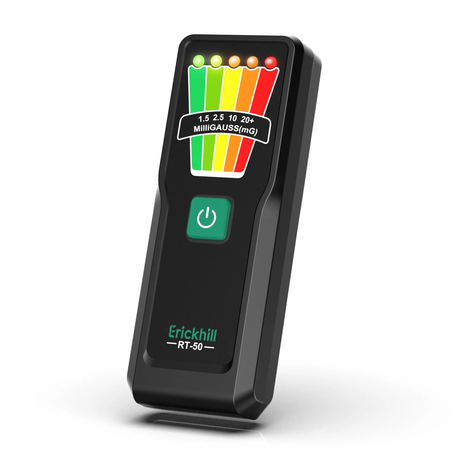 ERICKHILL Handheld EMF Messgerät, Geisterjagd Equipment, 5-stufige LED-Warnungen, 30Hz–20kHz EMF Detektor, Strahlungsmesser