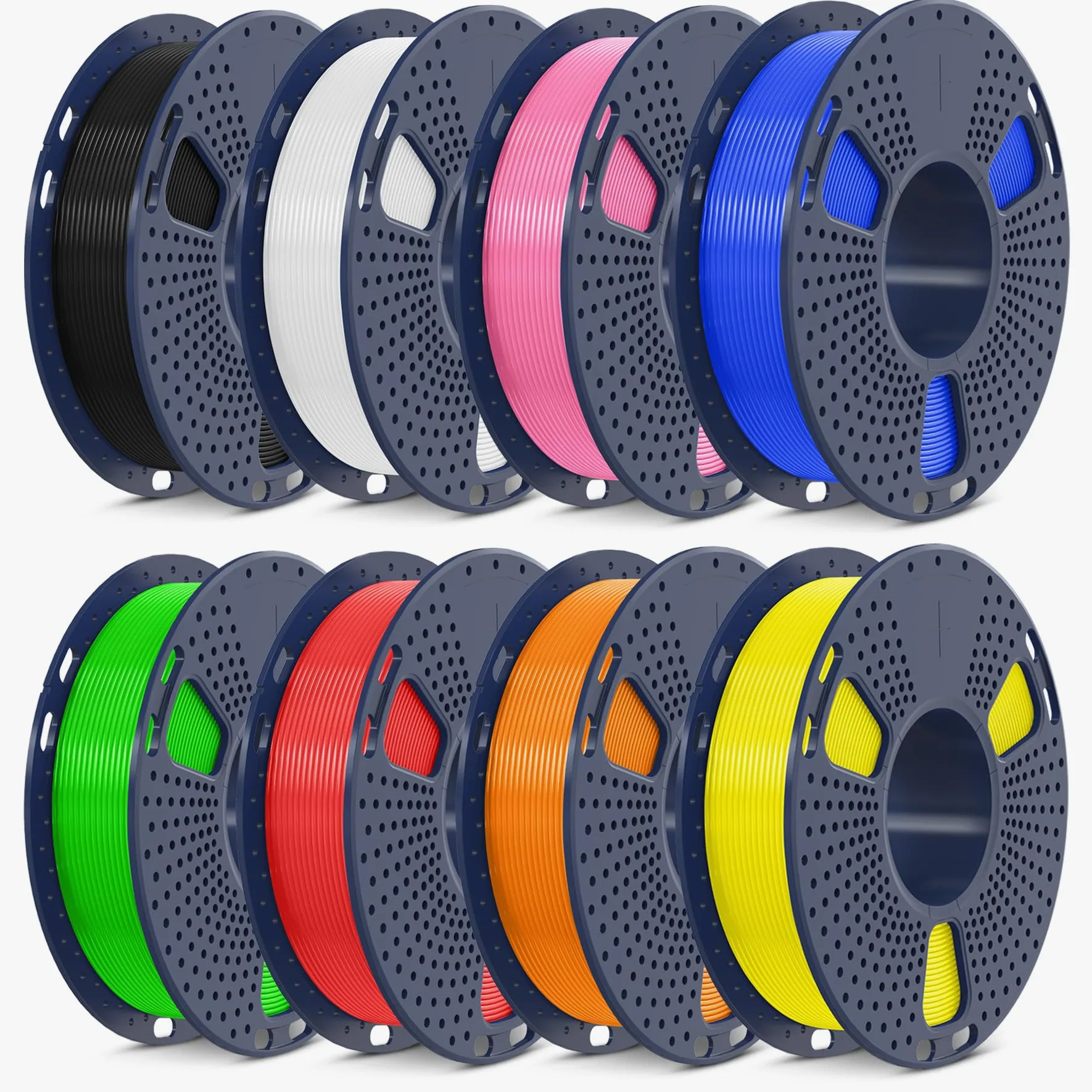 SUNLU PLA Filament 1.75 mm Bündel 3D Drucker Filament 8 Rollen 0.25kg Maßgenauigkeit +/- 0.02 mm