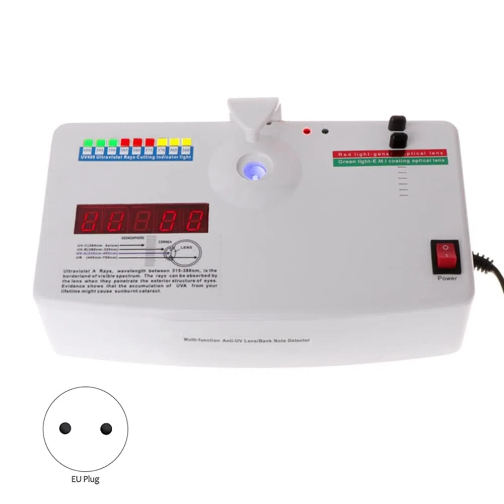 Anti-Strahlungs-UV-Tester für Optische Linsen UV-Tester Detektor Messgerät EU-Stecker