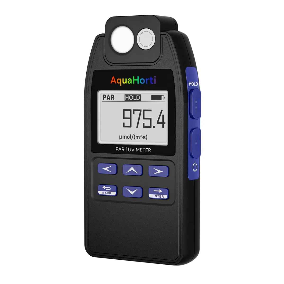 Vollspektrum-PAR-Meter, Test PPFD, UVA w/m², zeigen Sie das separate PAR von Blau und IR an. PAR | UVA-Protokollierung