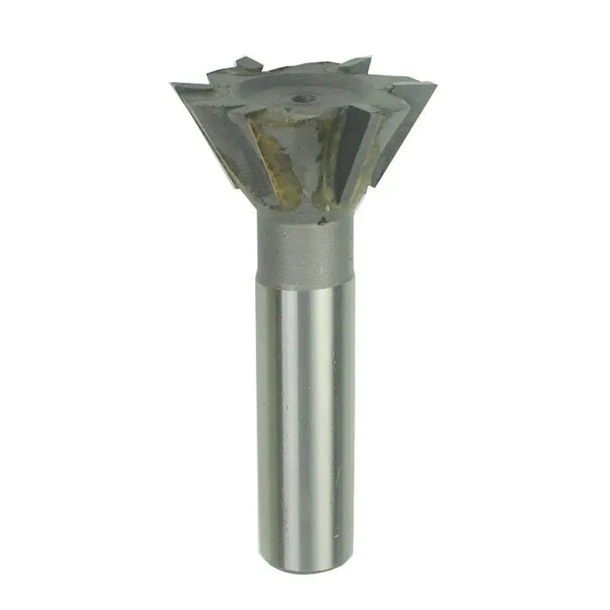 1 Stück 55-Grad-60-Grad-Schwalbenschwanzfräser, 16–45 mm Schnittdurchmesser Hartmetall-Wolframstahl-Schwalbenschwanz-Nutfräser mit geradem Schaft HSS-Schwalbenschwanz-Nutfräser Schaftfräser(30x55 degr