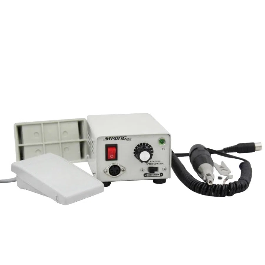 Labor Mikromotor 35000 rpm 65W, Elektro-Mikromotor, Poliere Mikromotor Tragbare Laborausrüstung, Strong 90 Dental Marathon Micromotor Lab Tool