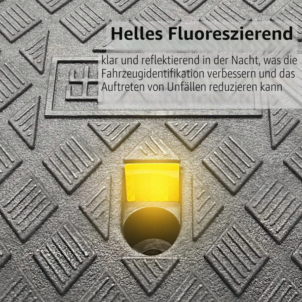 JAHOMFAI Bordsteinrampen, Aus Robustem Kunststoff, 2 Stück Tragbar Rampe Rollstuhl Türschwellenrampe für Auffahrt, Gehweg, Motorrad, Roller, Autos, mit 2 Erweiterungsbolzen(Schwarz 27 x 25 x 11 cm)