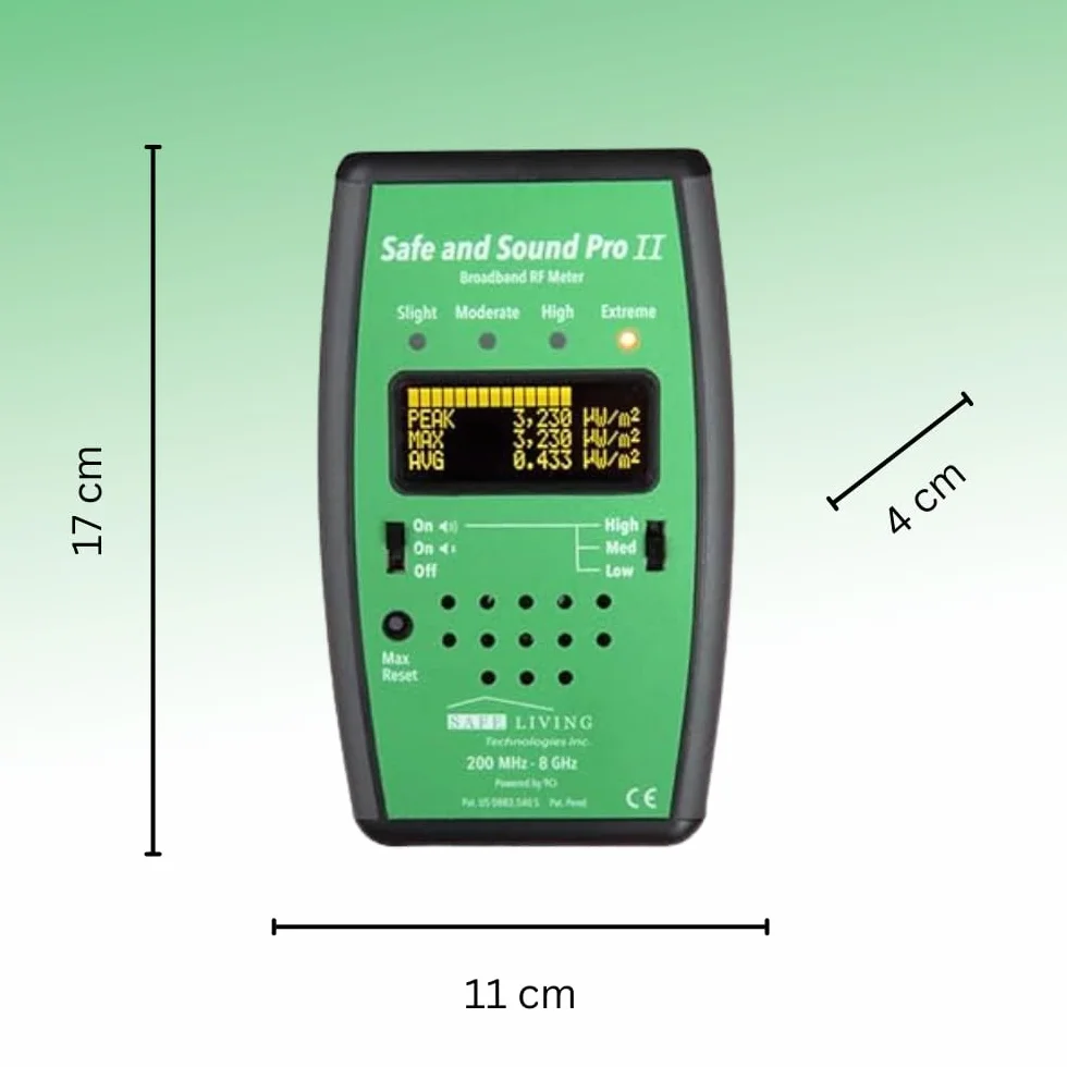 Safe & Sound Pro II HF-Detektor EMF-Messgerät elektromagnetische Strahlung
