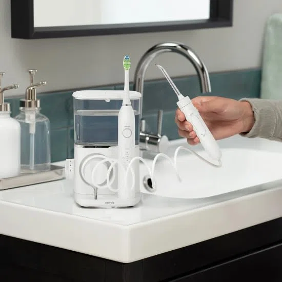 Waterpik Sensonic Complete Care Water Flosser CC-04 White Rechargeable Electric Toothbrush