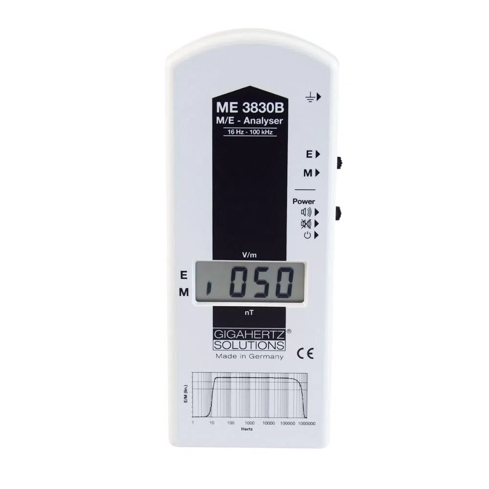 Gigahertz Solutions ME3830B EMF Messgerät Niederfrequenz 16Hz-100kHz Elektrosmog Messgerät Made in Germany