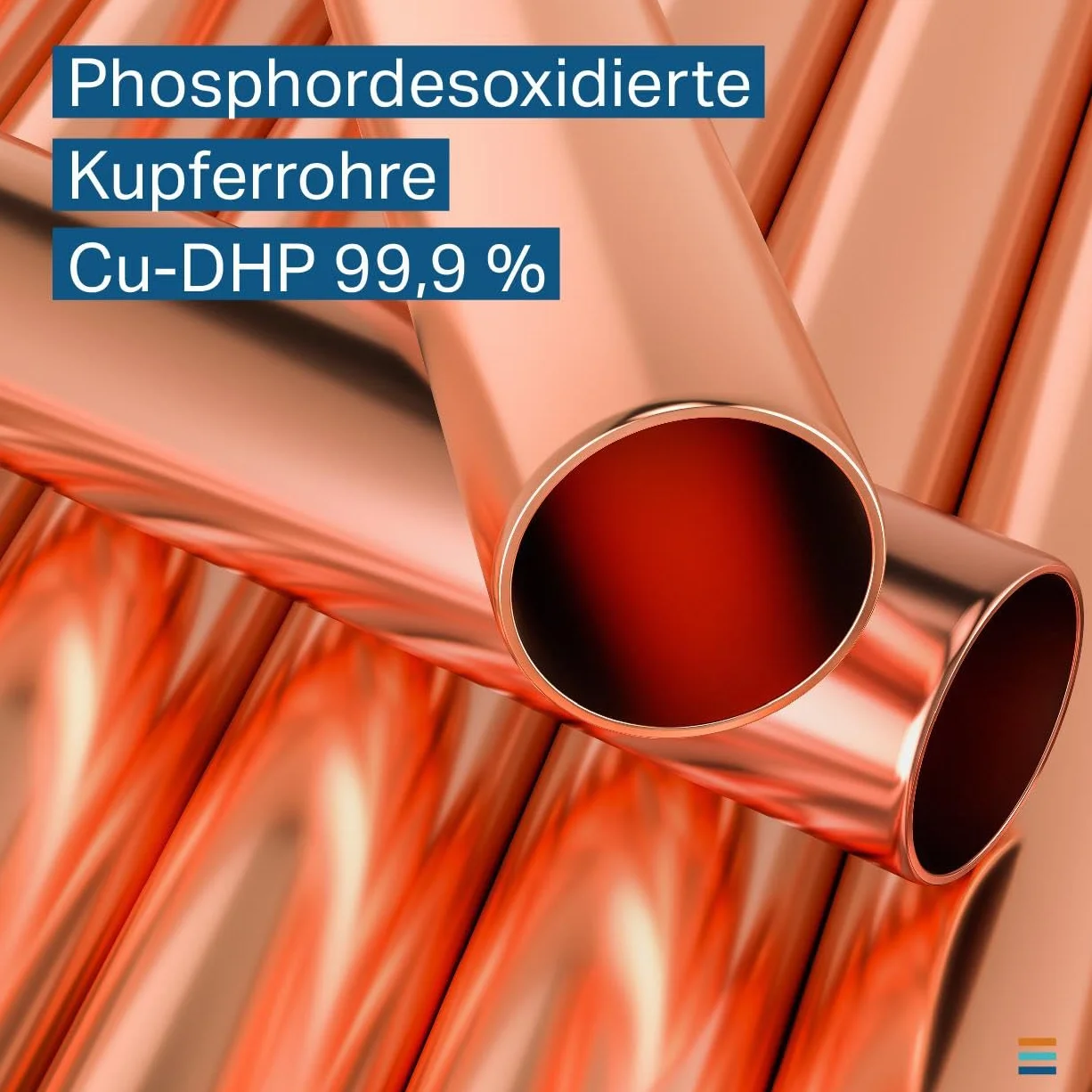 Kältemittelleitung mit Überwurfmutter gebördelt 1/4” 3/8” 1/2” 5/8” Einzelrohr Kupferrohr isoliert (5/8", 5m)