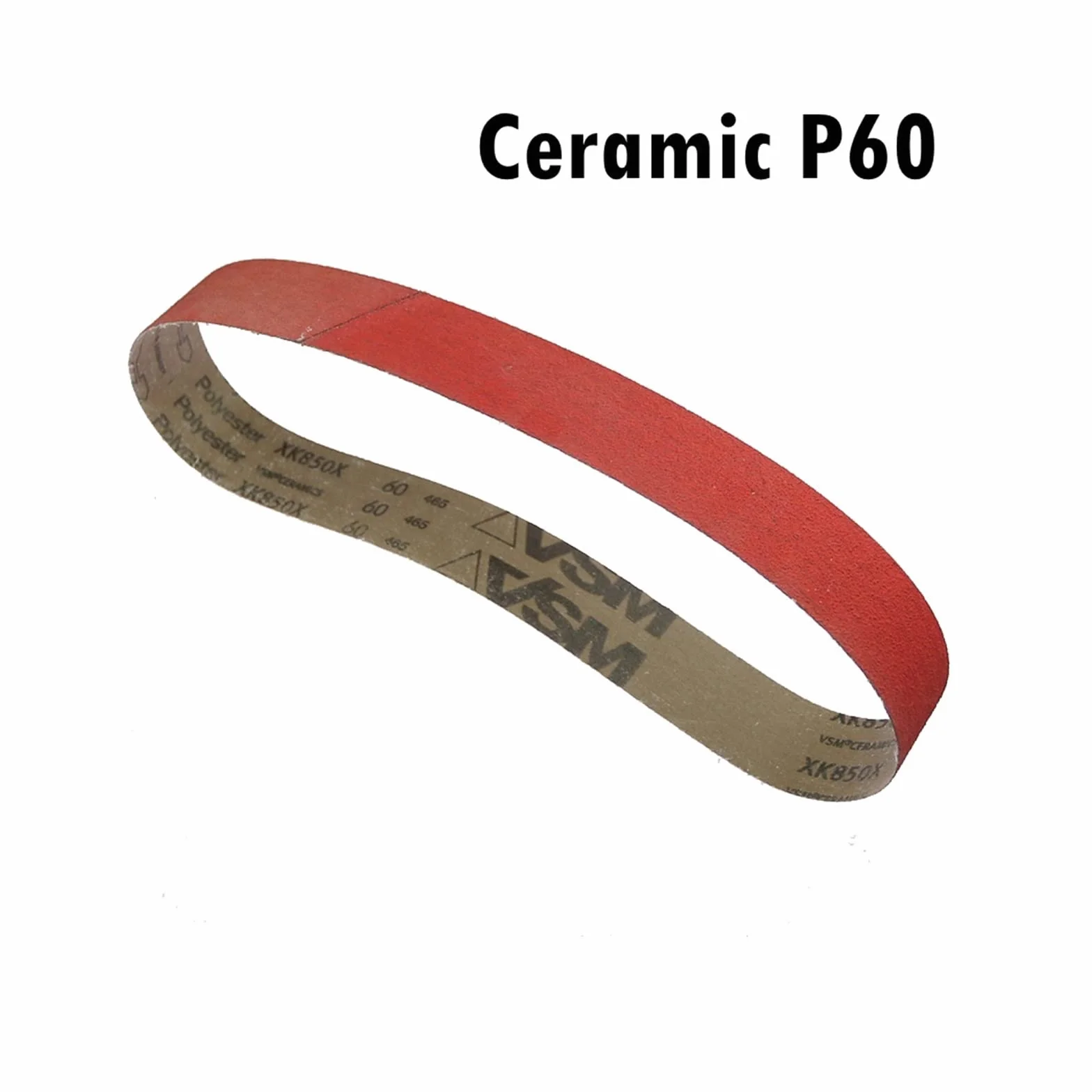 4 Stück 686 x 50 mm Keramik-Schleifbänder 27 * 2 Zoll XK850X MIX Pack P60 P80 P120 P36, for superhartes Metallschleifen