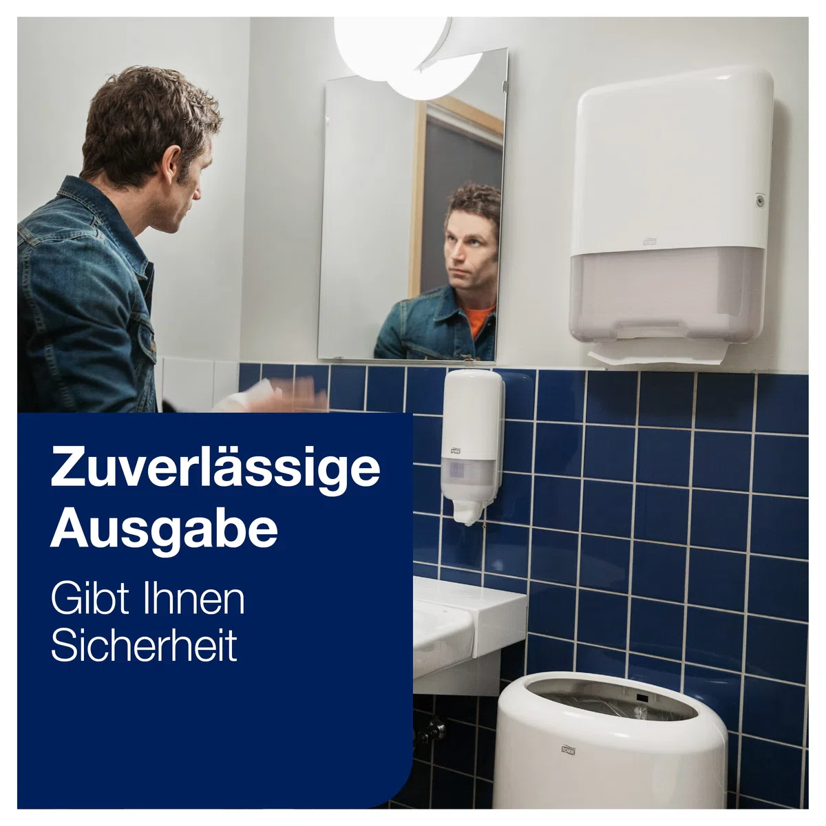 Tork Advanced H3 Falthandtücher 290143 - 2-lagig, saugfähig, reißfest, weiß - 15 x 250 Tücher