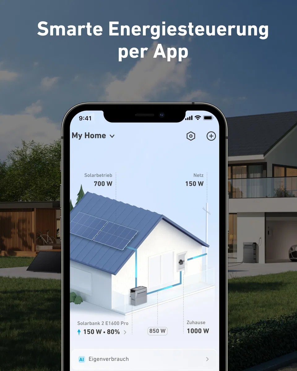 Anker SOLIX Smarter Zähler für Solarbank 2 Serie, Kabellos, Unterstützt WLAN, Bluetooth, RS-485, 10 Jahre Leistung, 2 Jahre Herstellergarantie, 1W Genauigkeit, Schnelle Anpassung, Spart Stromkosten