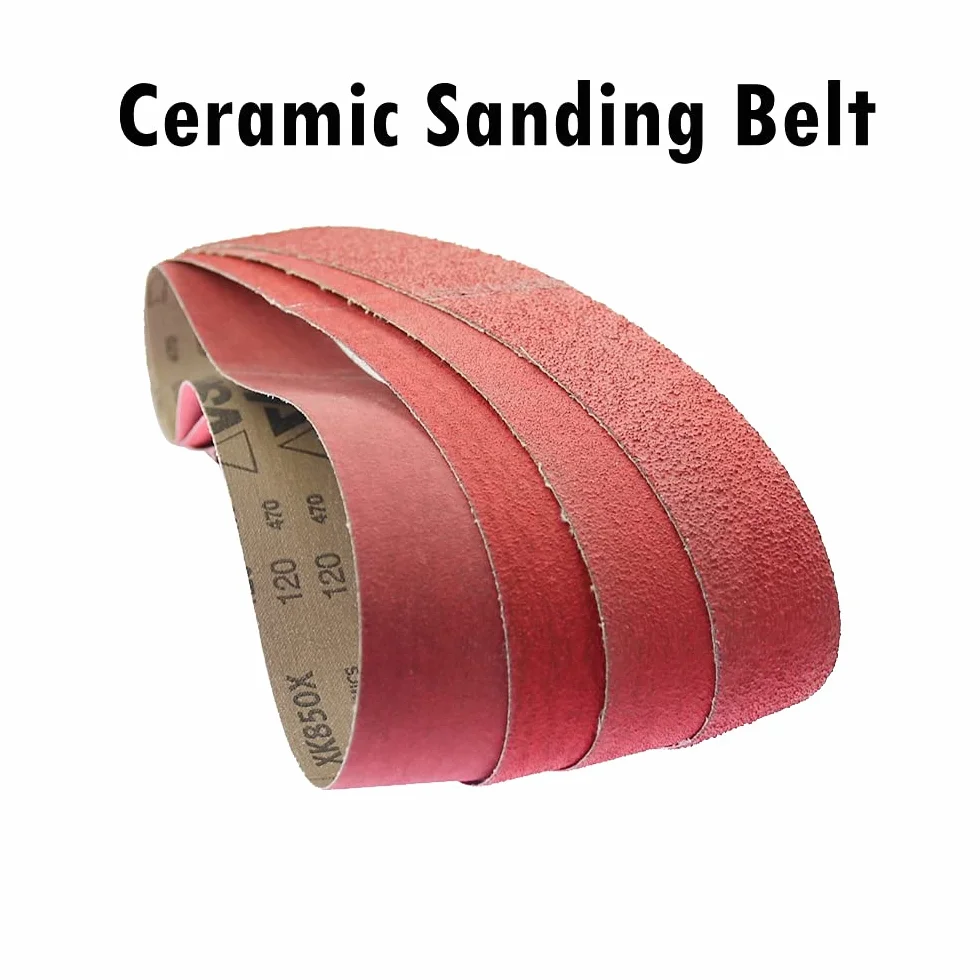 533/686/915/1220/1600/1829/2000 * 50 mm Schleifband for Schleifen und Polieren von Edelstahl und Hartmetall, 1 Stück (Farbe: Rot P240, Größe: 1220 x 50 mm)(Dry P1200,2000x50mm)