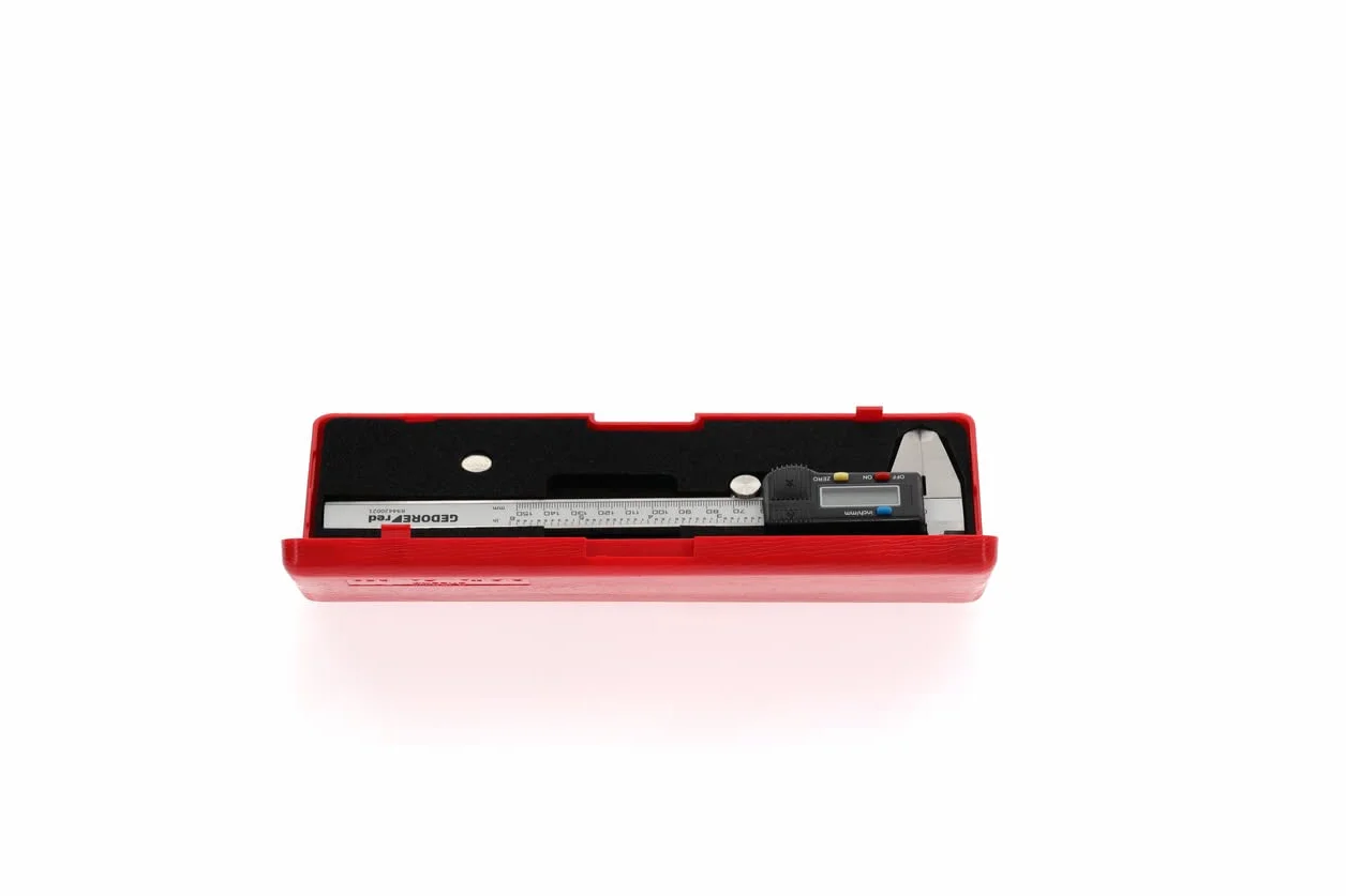 GEDORE red digitaler Messschieber, mm/Zoll-Anzeige, Messbereich: 153 mm, 6", Außen-/Innen-/Stufen-/Tiefenmessung, R94420021