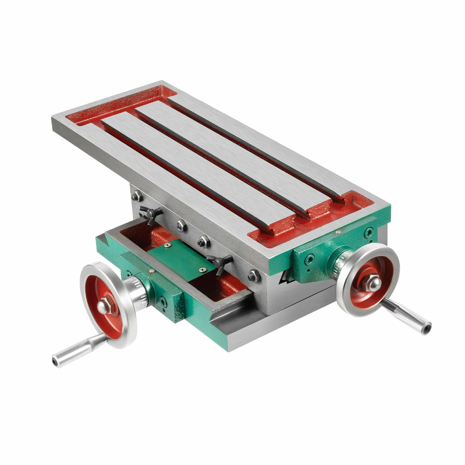 Kreuztisch Multifunktions-Fräs-Arbeitstisch Fräsmaschine Metall Frästisch Composite-Bohrtisch Koordinatentisch für Säulenbohrer zum Bohren und Fräsen, 450x170 mm