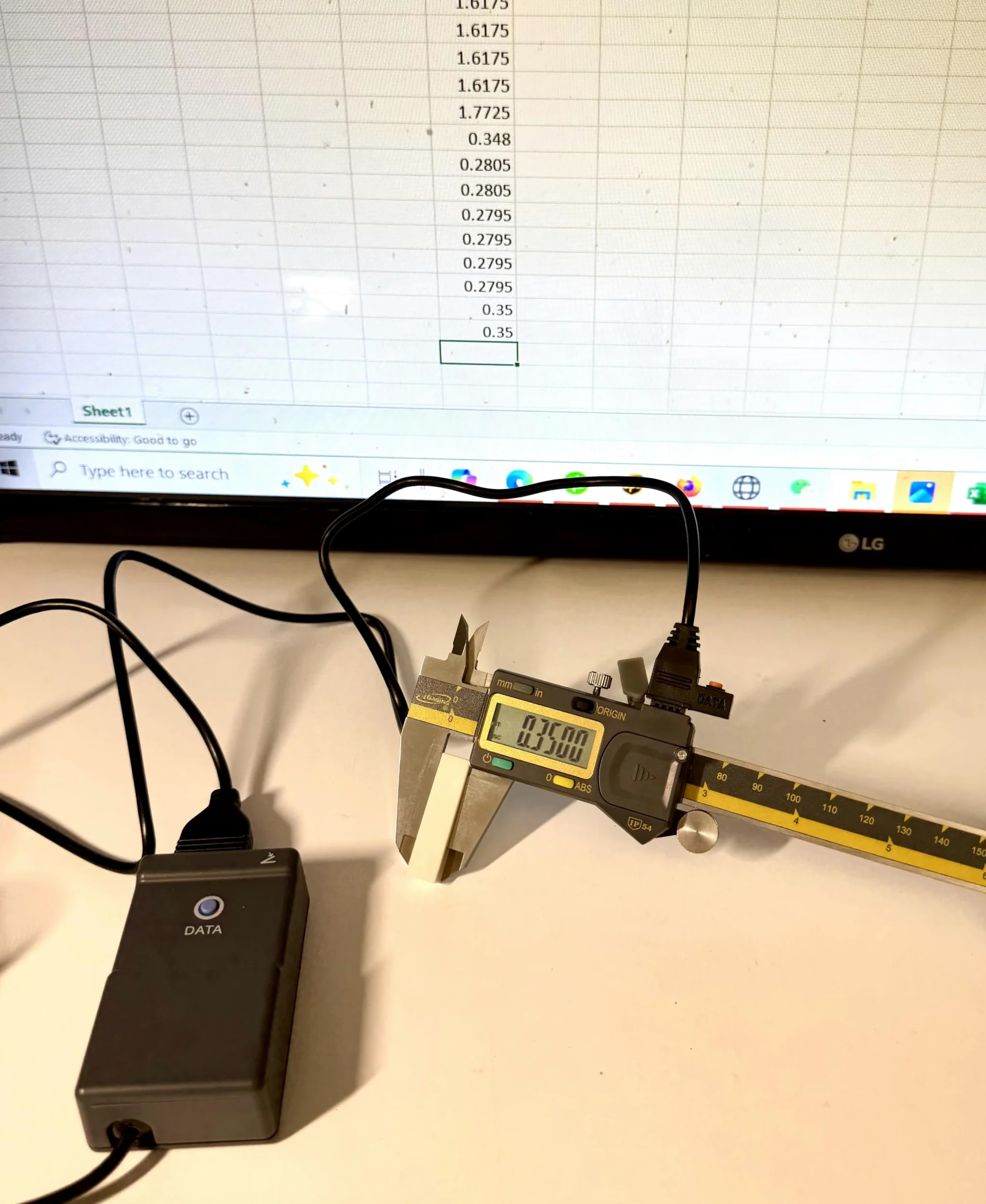 iGaging Absolute Origin Digitaler elektronischer Messschieber, 0-15,2 cm, IP54-Schutz/extreme Genauigkeit