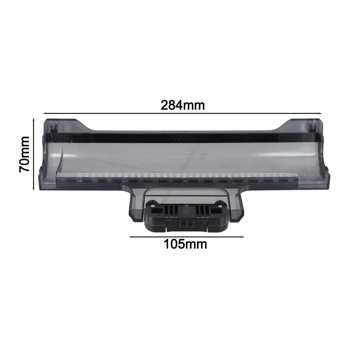 Hauptbürstenabdeckung als Ersatzteil für Tineco Floor S3 Staubsauger mit Anti-Wrap-Bodenschutzpad, einfache Montage Dank Schnalle, Polycarbonat