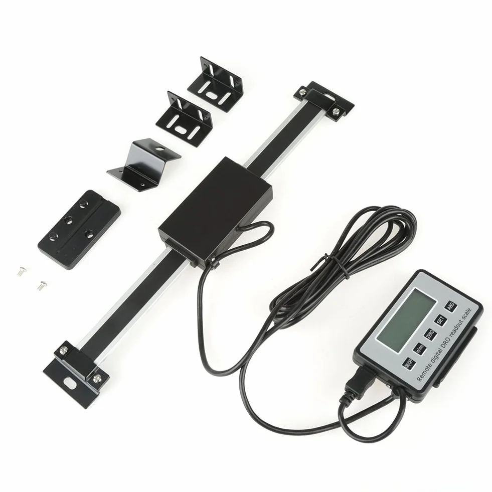 Digitalanzeige DRO, 0-150mm Digitalanzeige Kit Messschieber Digitalanzeige Linearmaßstab LCD Auslesekit Leseset, digital DRO Readout Kit Digital Auslesung lineare Skala für Fräsmaschinen Drehmaschinen