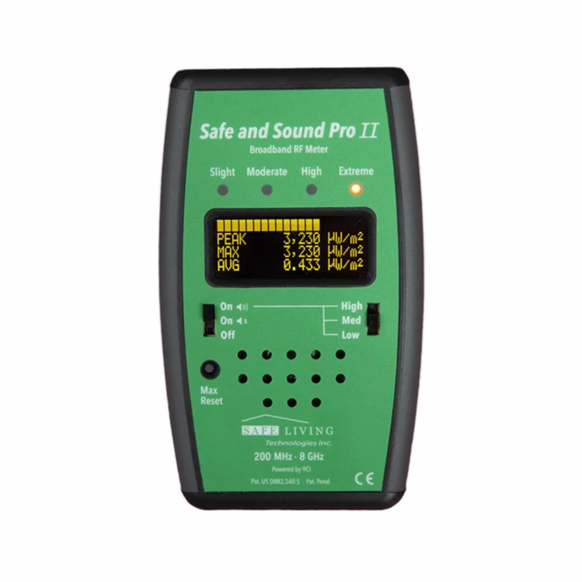 Safe & Sound Pro II HF-Detektor EMF-Messgerät elektromagnetische Strahlung