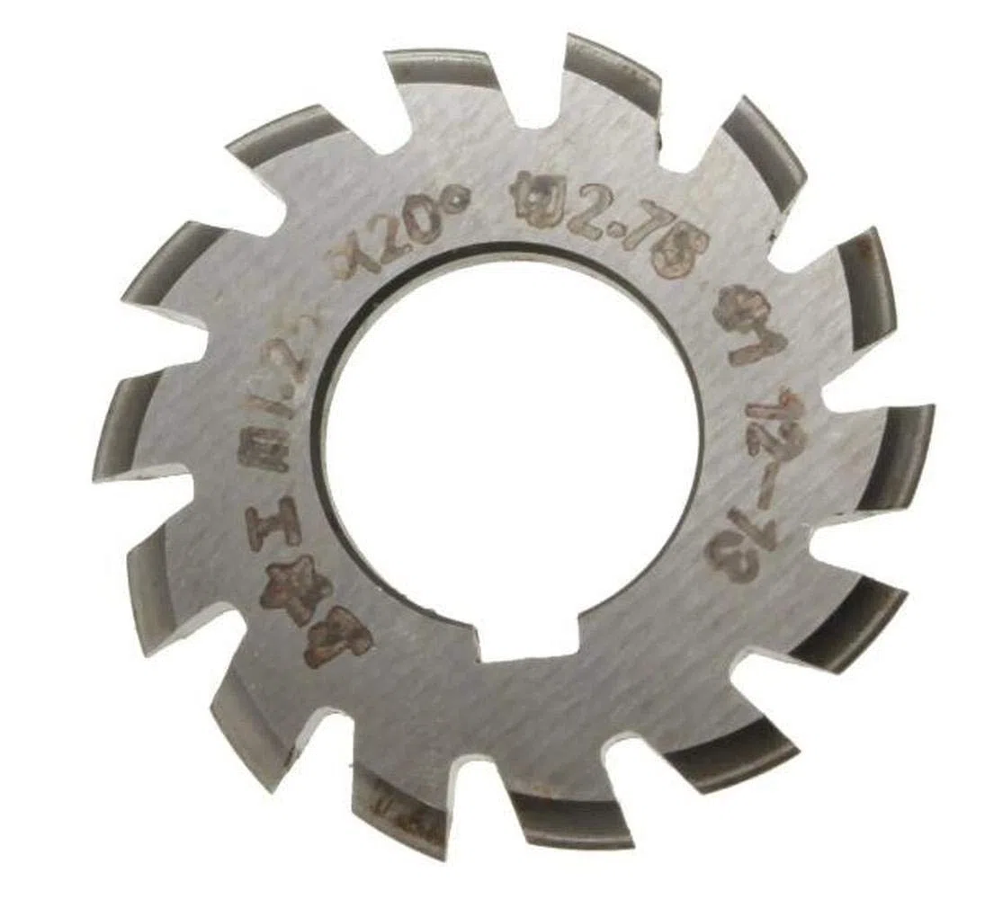 1 Stück Modul 1.25 PA20# 1-8 HSS Bohrung 22mm Involute Zahnradfräser (#7)