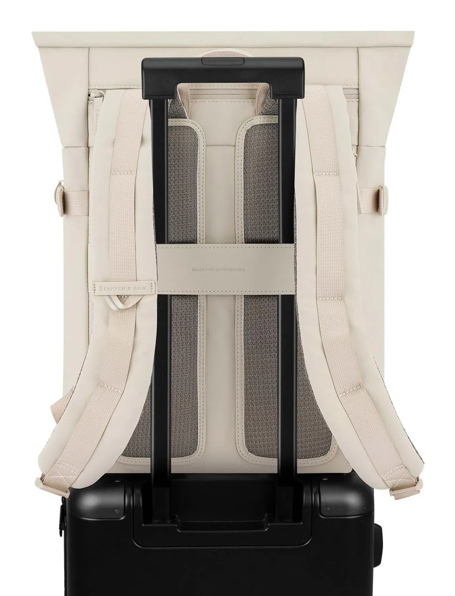 Kapten & Son Rucksack Freizeitrucksack mit Laptopfach Helsinki Backpack 17L Sandstone beige