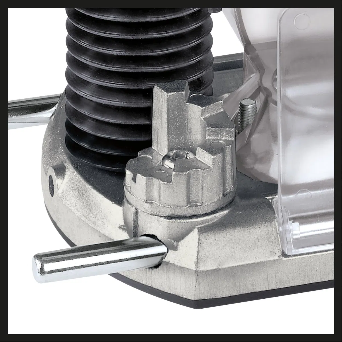 Einhell Oberfräse TC-RO 1155 E (1100 W, Ø 6 und 8 mm, Drehzahlregelung, Parallelanschlag, Absaugadapter, inkl. Zubehör)