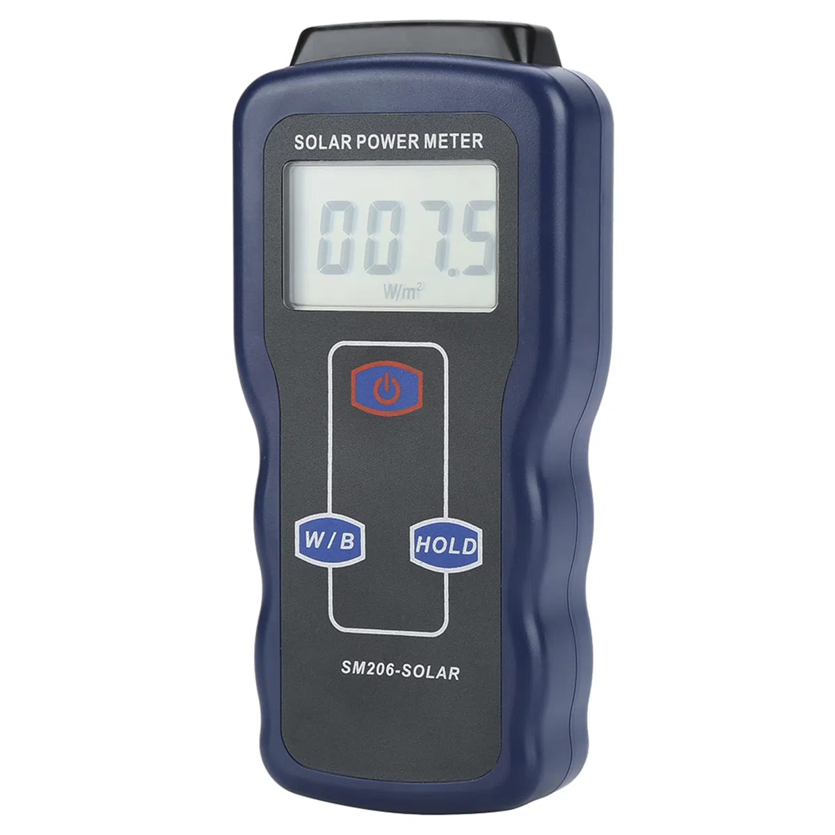 Tbest Solar Messgerät, SM206 Digital Solar Power Meter with Präzise Messung Ohne Kalibrierung for Solarenergieforschung Und Landwirtschaft Mit Zwei Einheiten W M² Btu Für