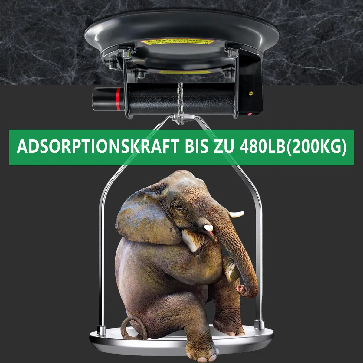 2er-Set Fliesensauger, Glasheber, Vakuumheber für die Handhabung von Glas, Marmor, Glasur, Saugheber für Fenster & Pflastersteine Saugnäpfe mit Tragetasche, Max 480lb (200kg) Tragfähigkeit