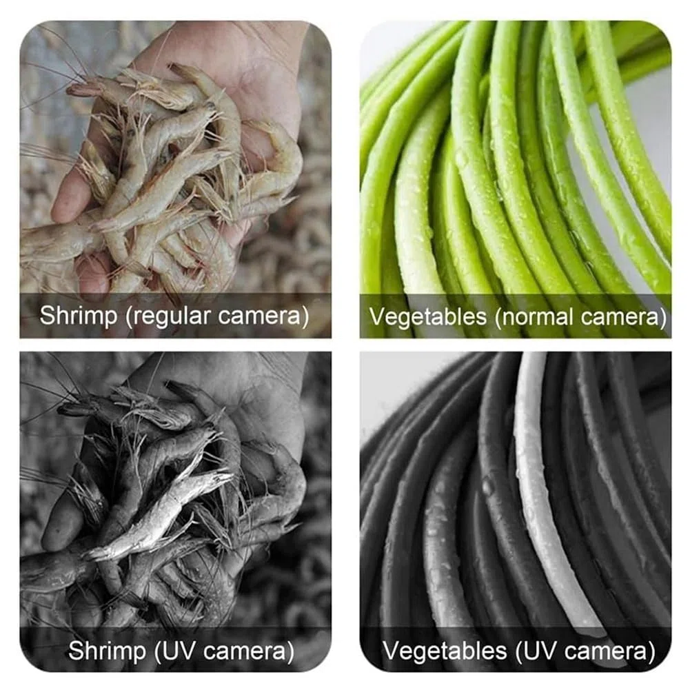 Mini-UV-Kamera zum Schutz Vor Sonnencreme für Typ-C-Handys Sichtbare Gesichts-UV-Kamera Tragbar für Sonnencreme-Tests