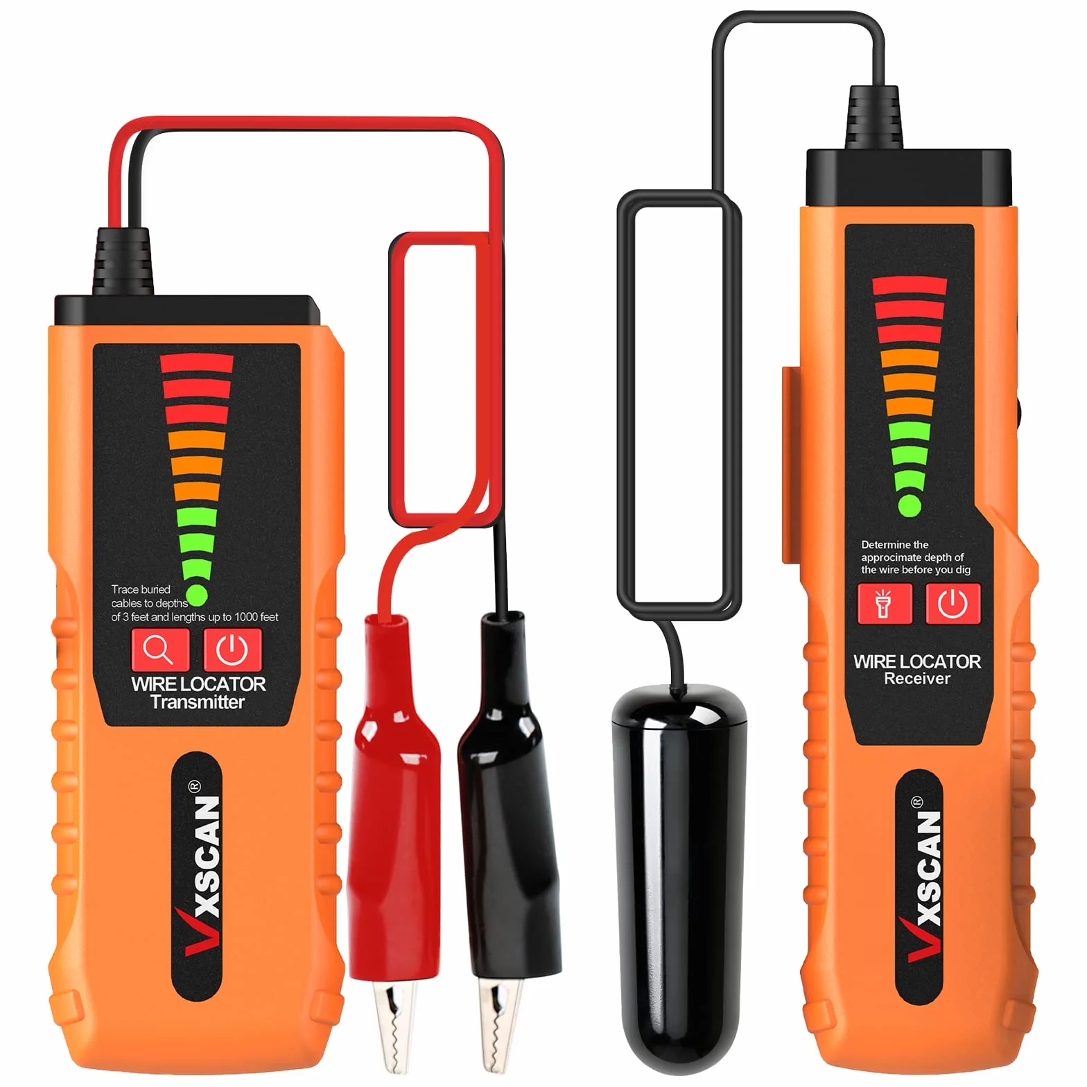 F04 Wire Tracer Tester mit Kopfhörer, Erdkabel Locator für Hundezaun Bewässerung