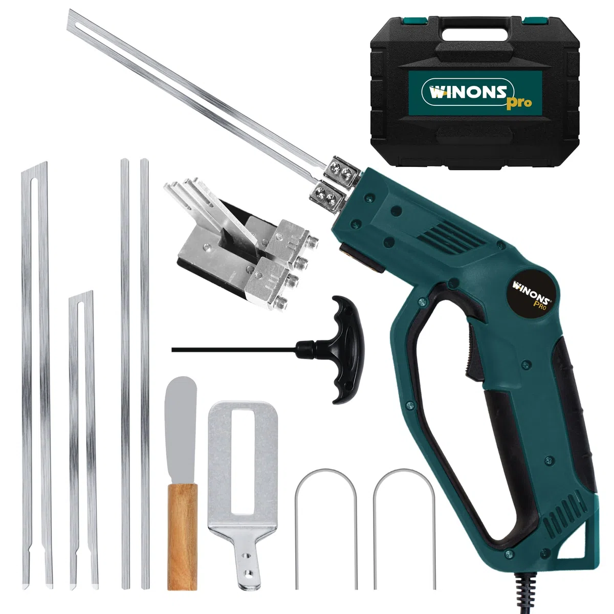 WINONS 330W Styropor Schneider Heißdrahtschneider mit Luftkühlung Nutenschneider 710°C Max Temp. Temperaturregler (12er-Set)