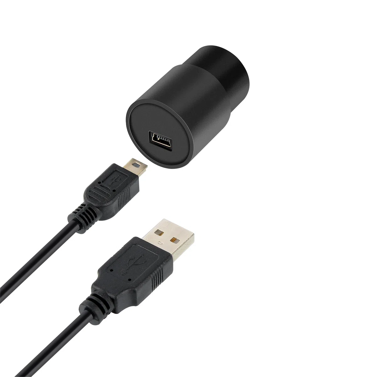 Bresser USB Mikroskop Full HD Auflösung mit UV/IR Sperrfilter, Schwarz