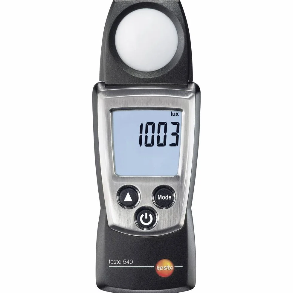 Testo 0560 0540 Beleuchtungsstärke-Messgerät mit Schutzkappe und Kalibrier-Protokoll