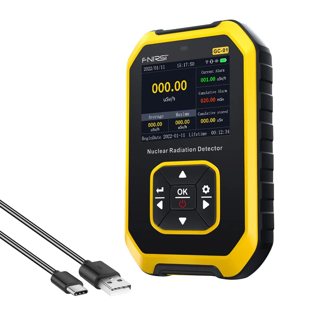 Geigerzähler Dosimeter Strahlungsdetektor X γ β-Strahlen LCD-Display Echtzeit-Überwachung