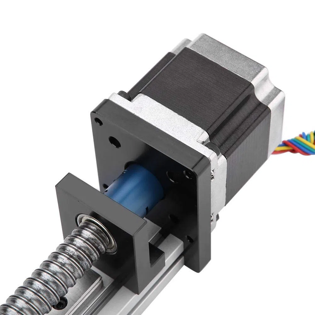 Verrückter Verkauf Linearführung Schlittentisch, Präzisionsschlittentisch Kugelumlaufspindel Linearschlittentisch Effektiver Hub 400 mm für NEMA 23-Motor